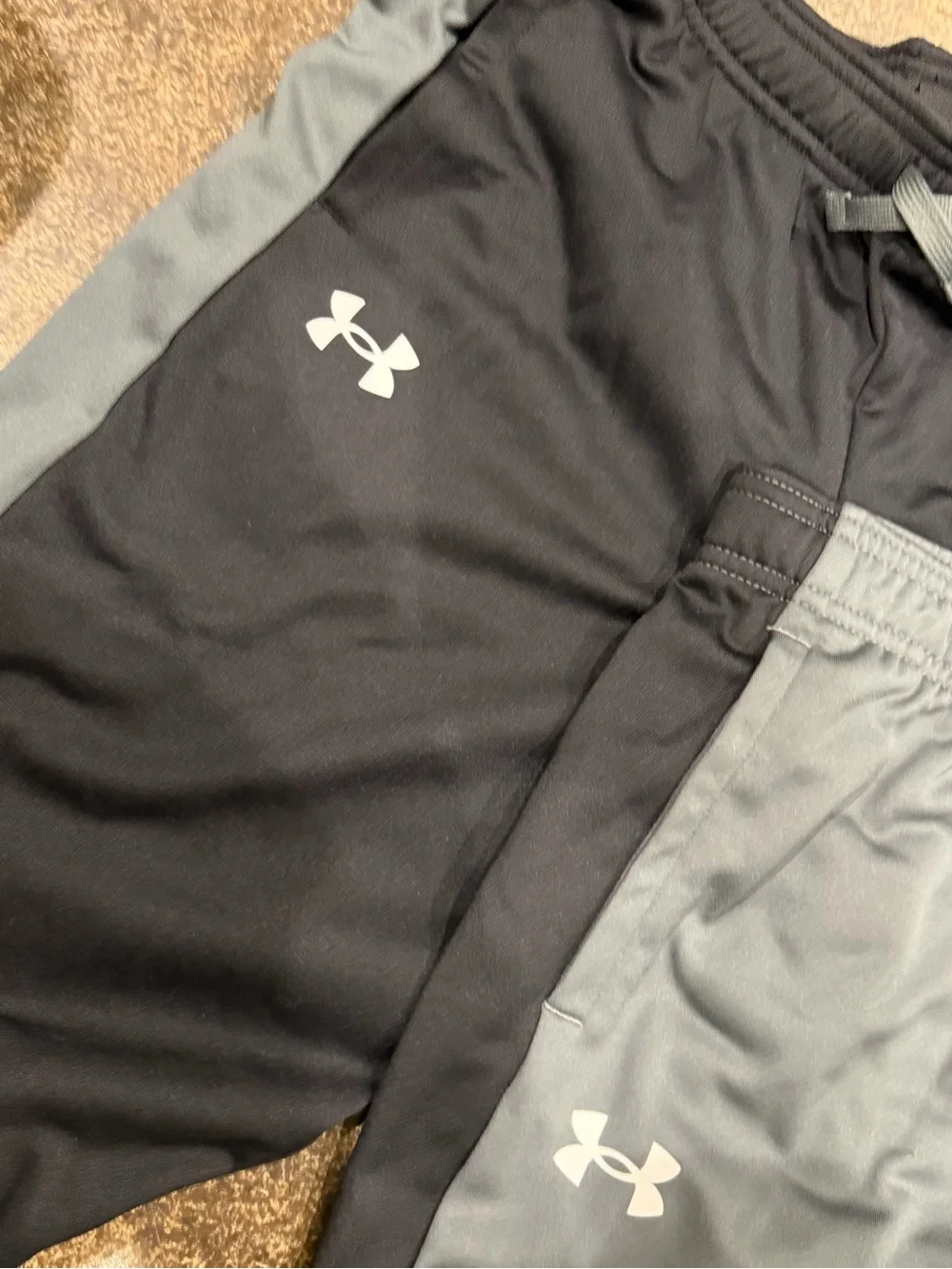 Under Armour Black Athletic Joggers with Mesh Liner
